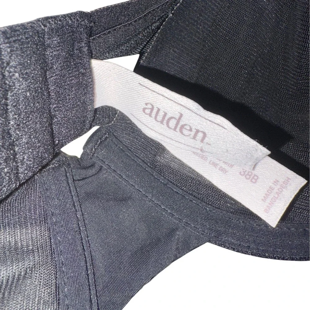 Auden Black Sheer Mesh‎ Underwire Bra – Size 38B – Great Condition